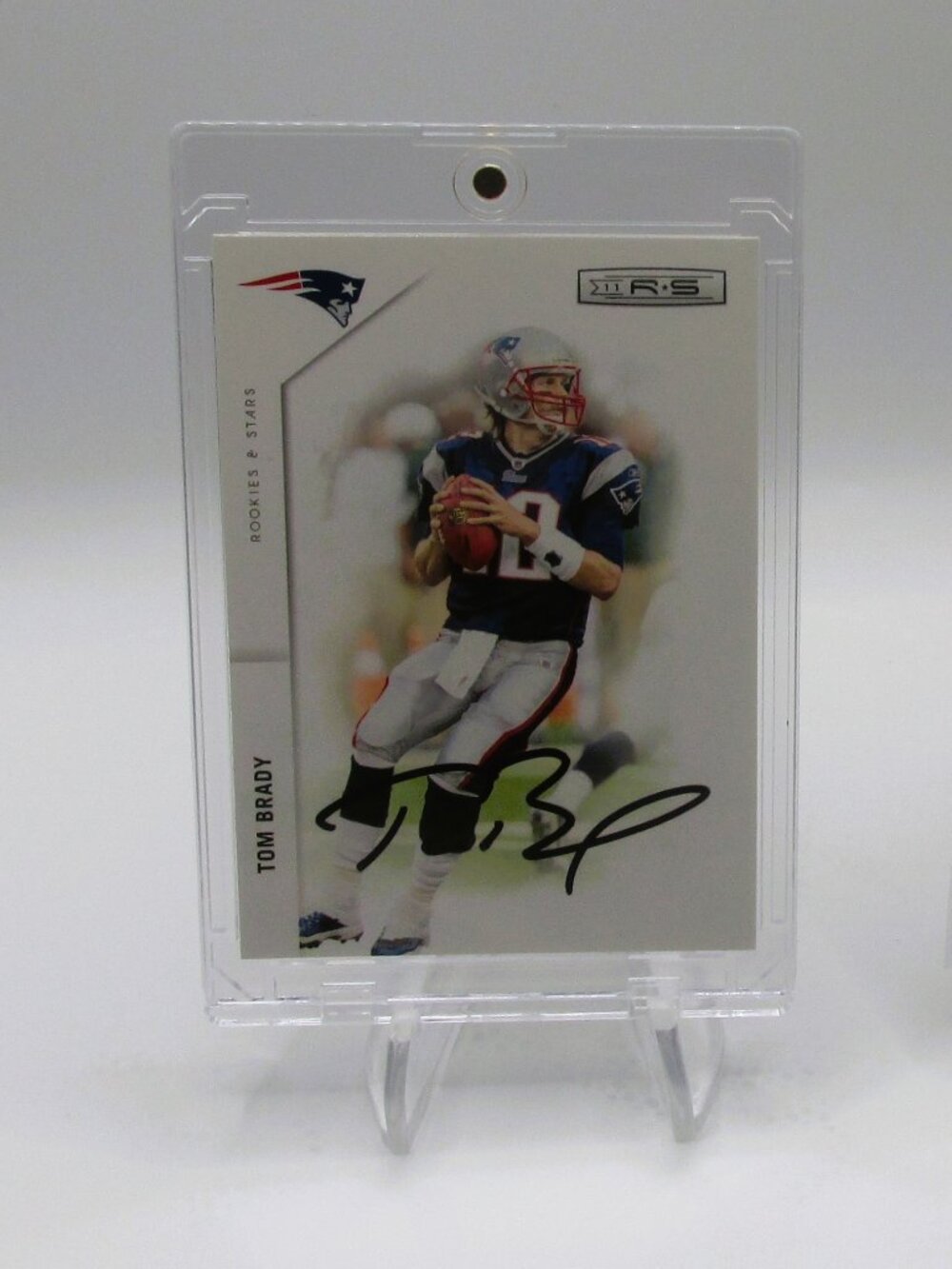 Tom Brady Signed Card With COA (A44359) (Patriots)